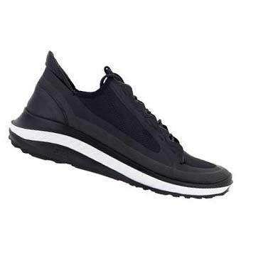 Men's Ecco St.360 Athletic Sneakers Black | USA 660EBC